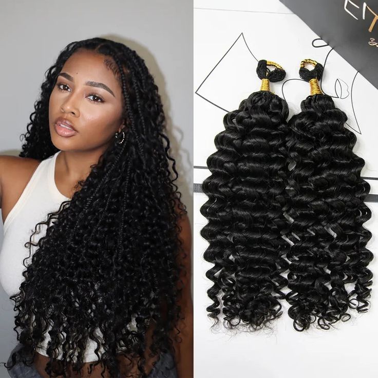Hair Care Curly Hair - Crochet Human Hair Lightweight Knotless Feather