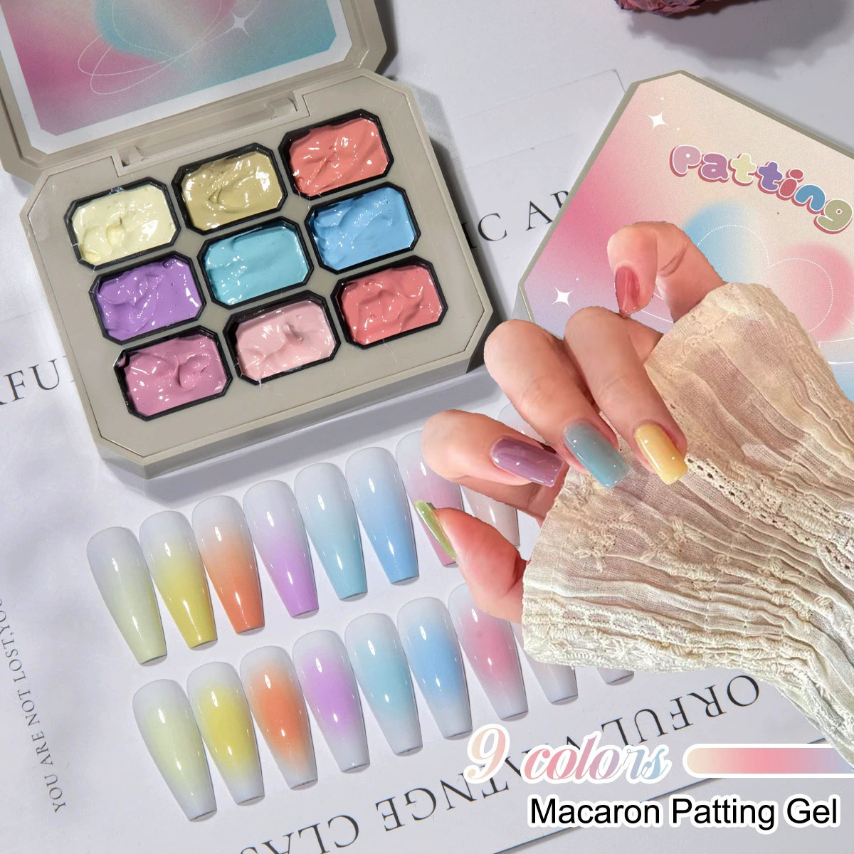 Hair Care Gel - 1pc Solid Makaron Nail Polish Gel