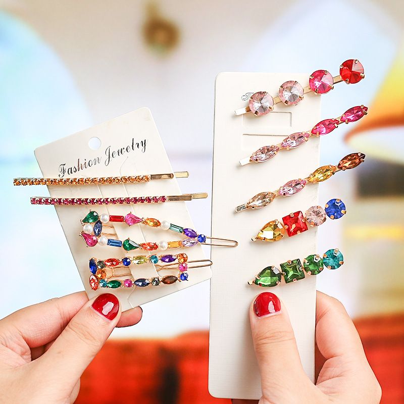 Bobby Pin Bulk - 2020 New Multicolor Crystal Fashion Hairpins