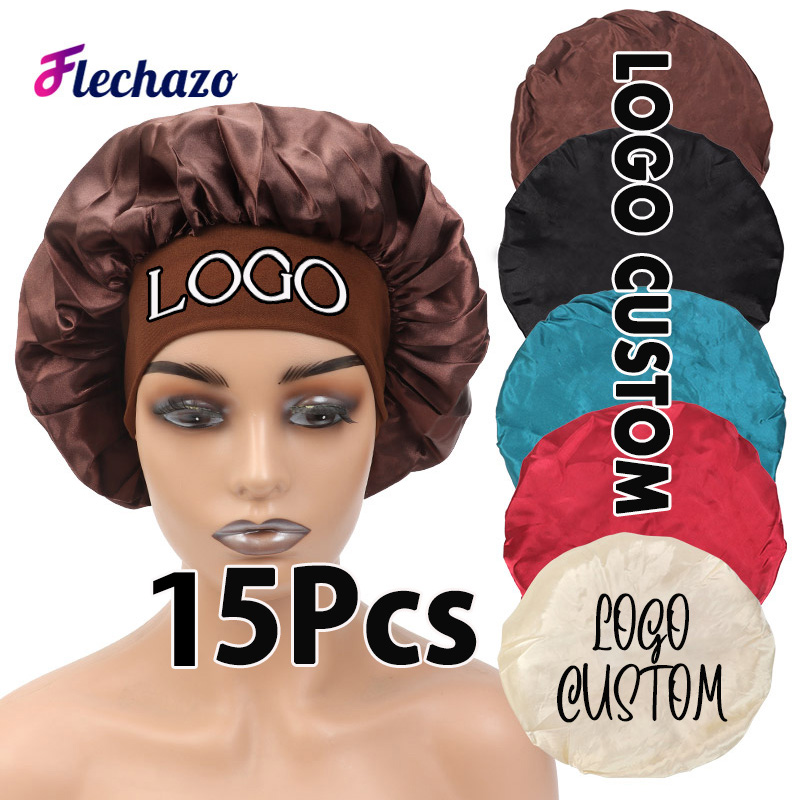 Hair Care Logo - Silk Bonnet Satin Hair Bonnets Overnight