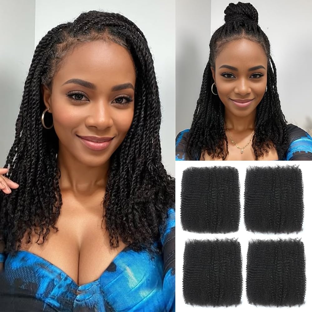 Hair Care Curly Hair - 1/3/5pcs Afro Kinky Curly Bulk Human