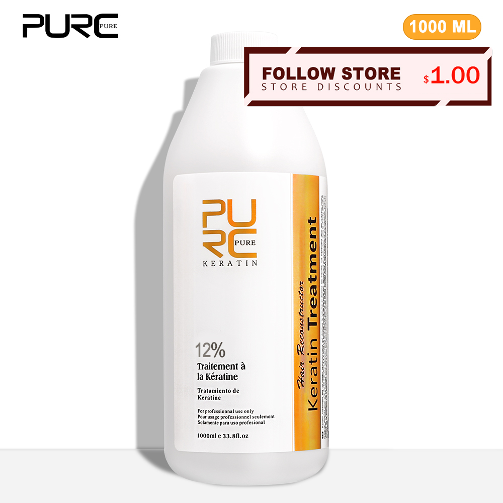 Hair Care Curly Hair - PURC 12% Keratin Smoothing Hair Treatment