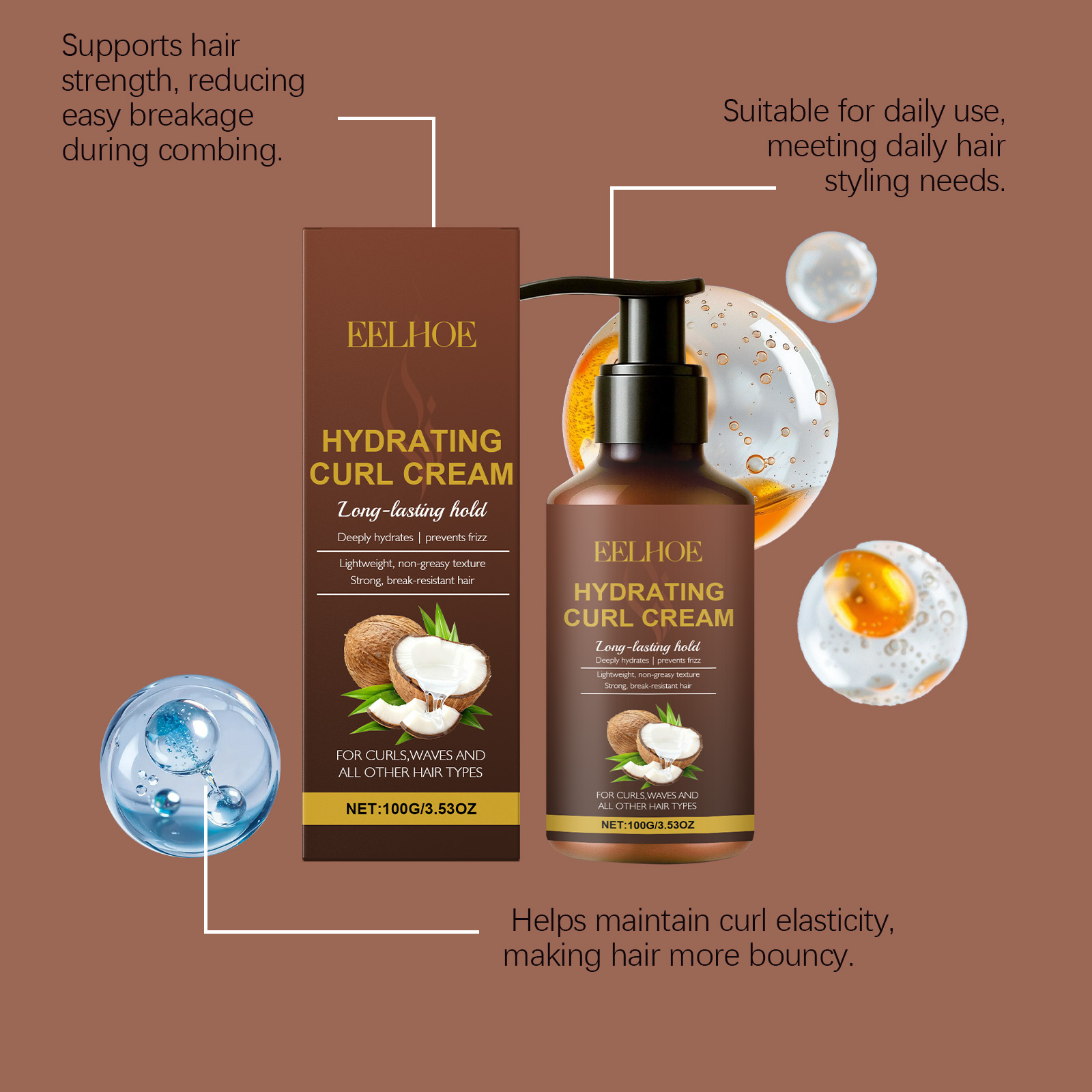Curl Styling Cream for Wavy an - огляд і ціна Hair Care Curly Hair