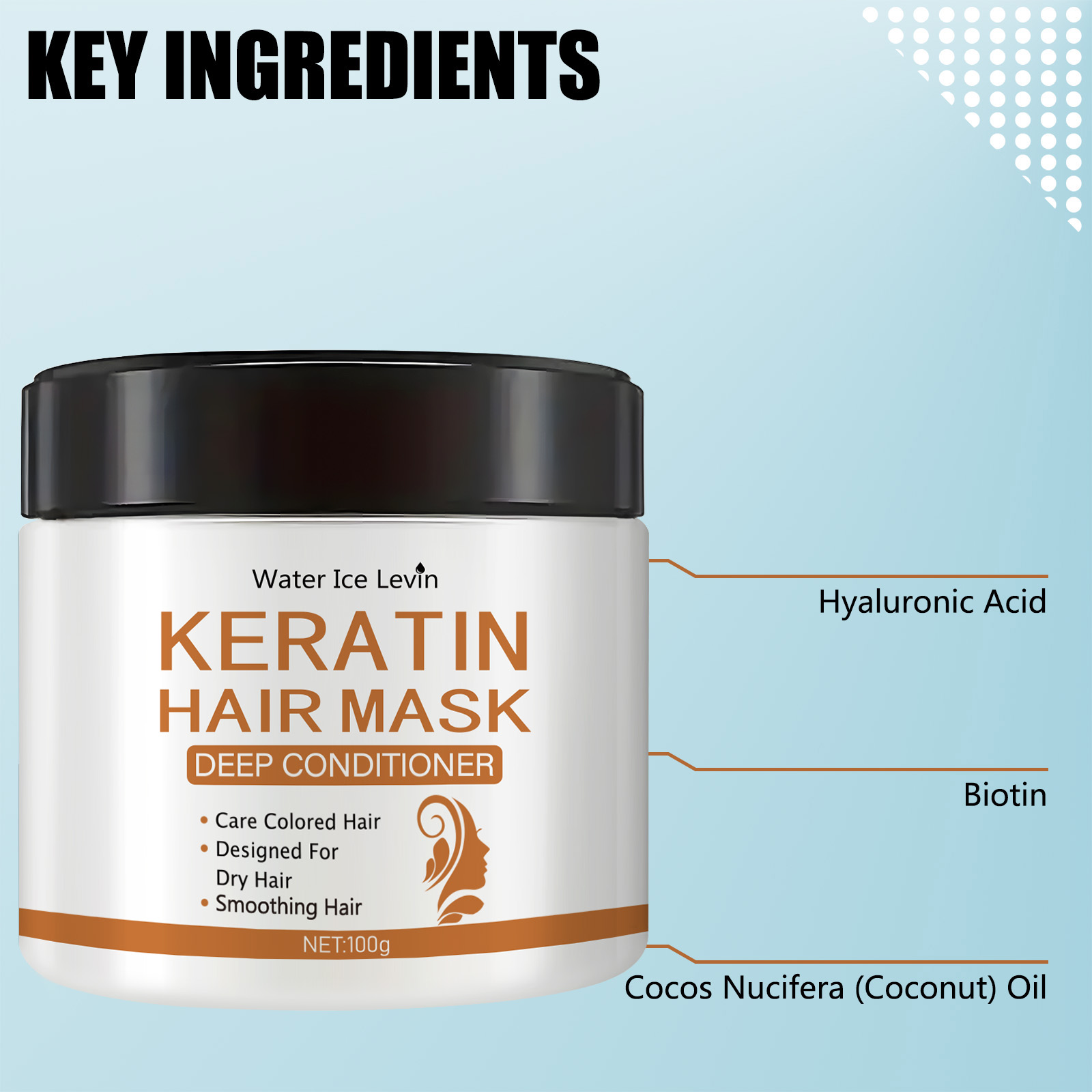 Keratin Hair Mask - Deep Condi - огляд і ціна Deep Conditioner Mask