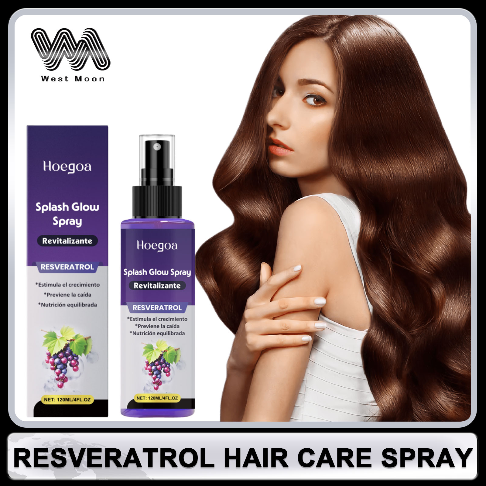 Resveratrol Hair Care Spray An - огляд і ціна Hair Care Curly Hair