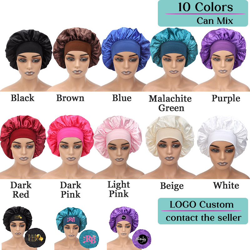 Satin Bonnet 50Pcs Wholesale H - огляд і ціна Hair Care Logo