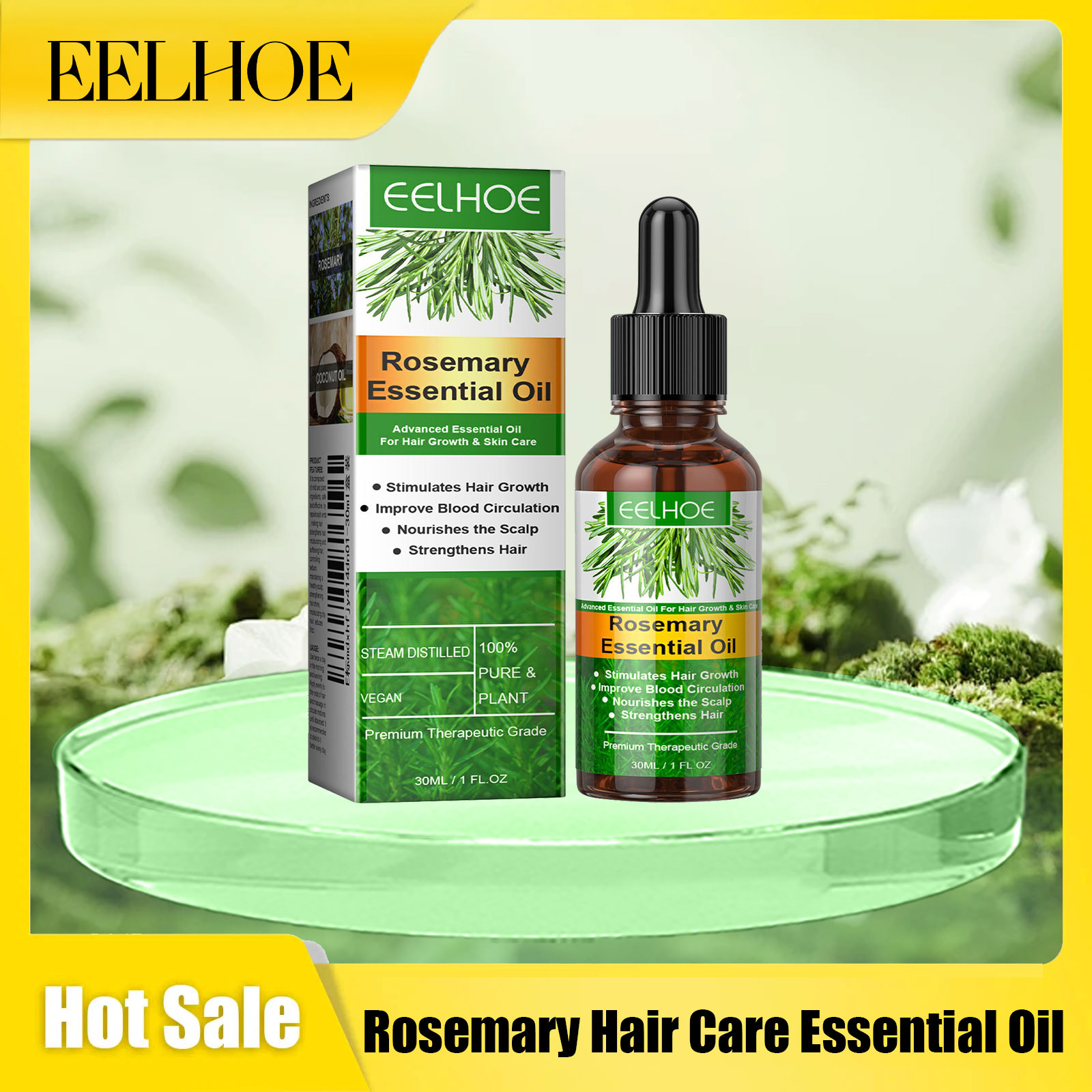 Eelhoe Rosemary Hair Care Esse - огляд і ціна Rosemary Hair Oil