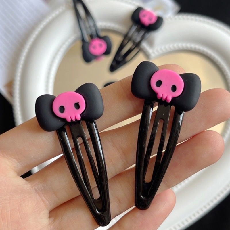 Skull Hairpin Bows Barrettes   - огляд і ціна Bobby Pin Bulk