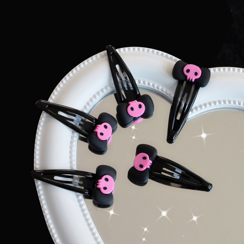 Skull Hairpin Bows Barrettes   - огляд і ціна Bobby Pin Bulk