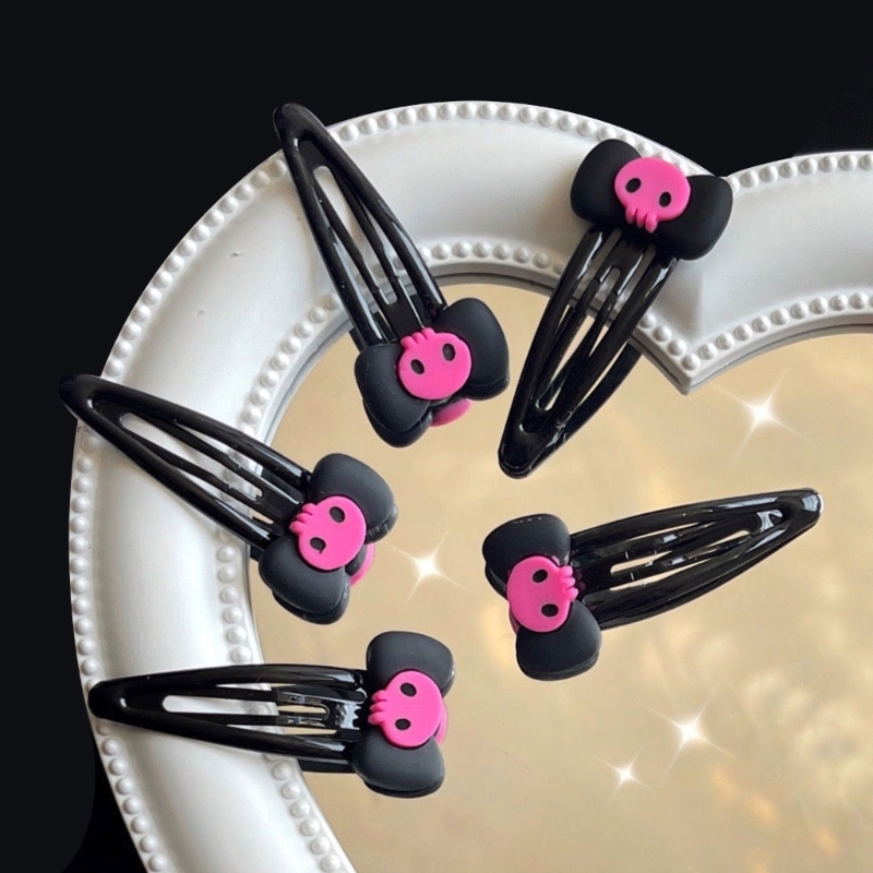 Skull Hairpin Bows Barrettes   - огляд і ціна Bobby Pin Bulk