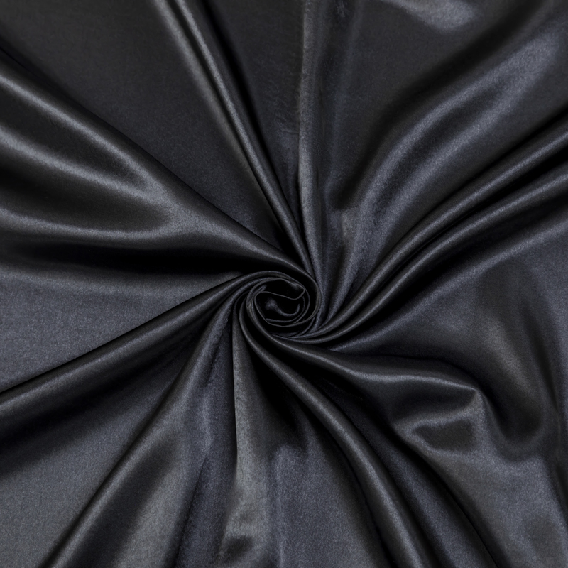 3Pcs Black Satin Fitted Sheet  - огляд і ціна Satin Pillowcase Silk