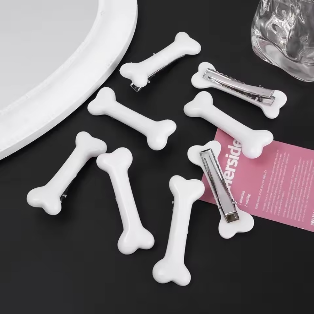 Y2K  White Bone Hair Clip Cute - огляд і ціна Bobby Pin Bulk