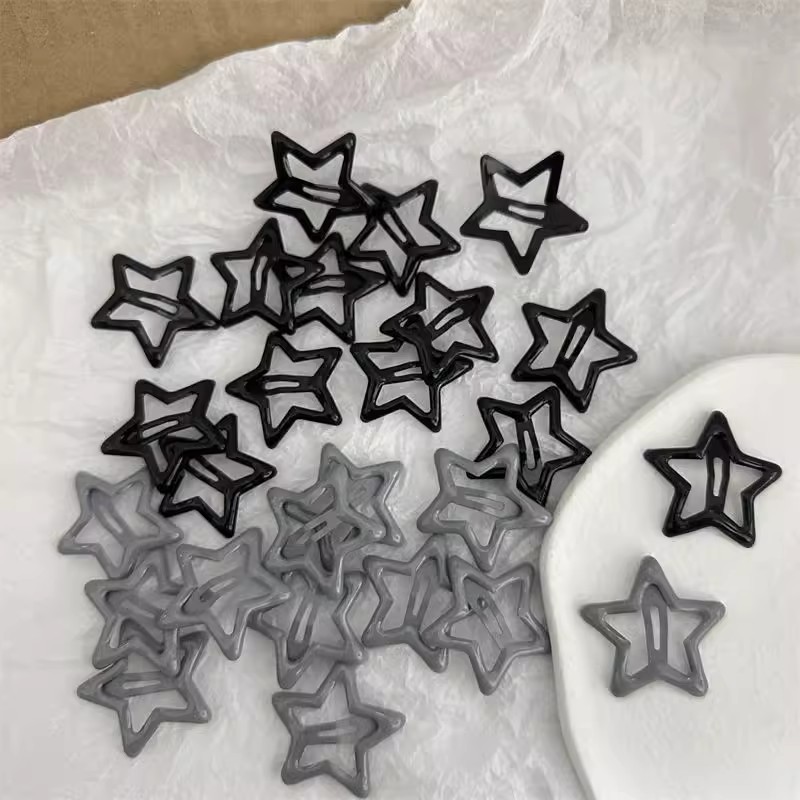 Y2K Girls Black and Grey Star  - огляд і ціна Bobby Pin Bulk