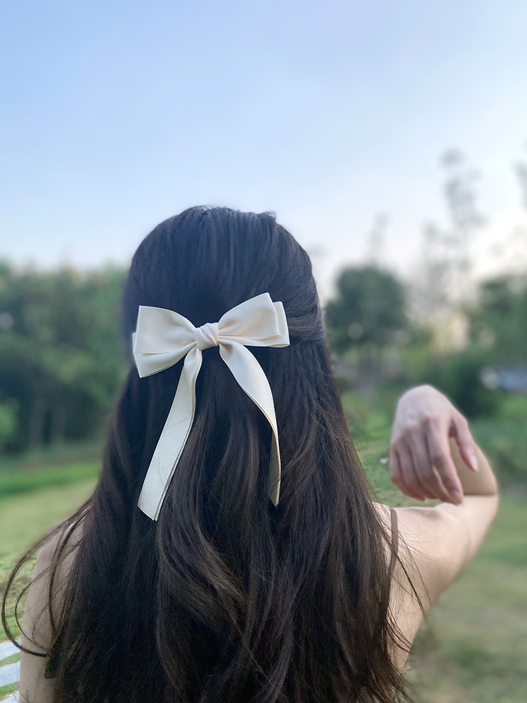 Korea Elegant Long Ribbon Bow  - огляд і ціна Bobby Pin Bulk