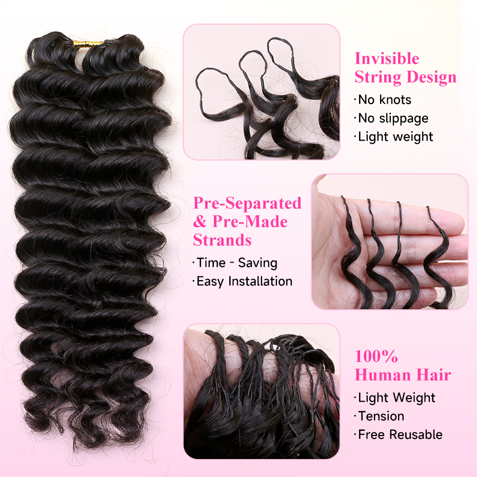 Deep Wave Feather Crochet Huma - огляд і ціна Hair Care Curly Hair