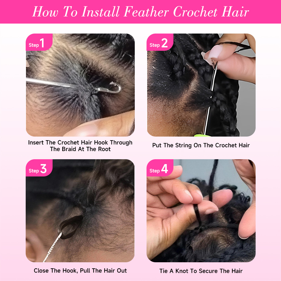 Deep Wave Feather Crochet Huma - огляд і ціна Hair Care Curly Hair