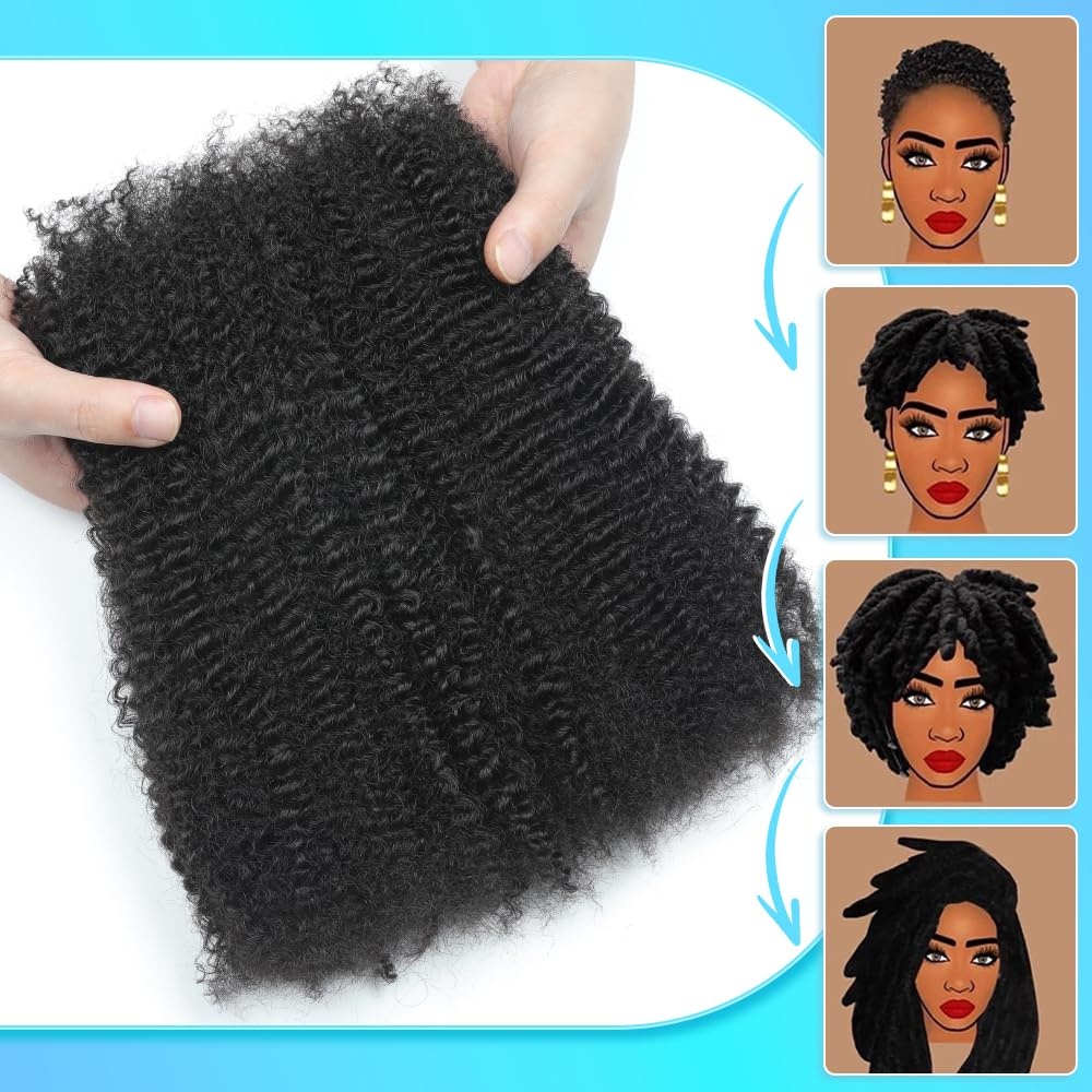 1/3/5pcs Afro Kinky Curly Bulk - огляд і ціна Hair Care Curly Hair