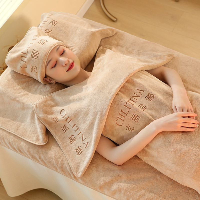 5pcs SPA Dedicated Towels Thic - огляд і ціна Hair Care Logo