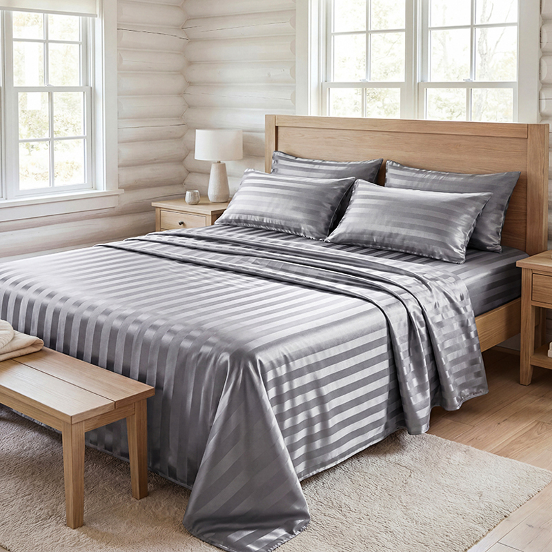 Wrinkle Resistant Striped Sati - огляд і ціна Satin Pillowcase Silk