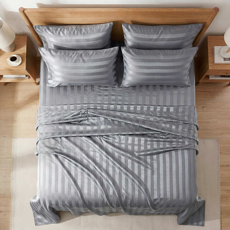 Wrinkle Resistant Striped Sati - огляд і ціна Satin Pillowcase Silk