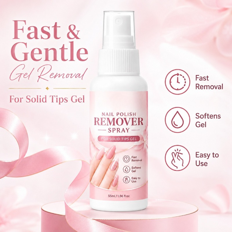 Nail Remover Spray Solid Nail  - огляд і ціна Hair Care Gel