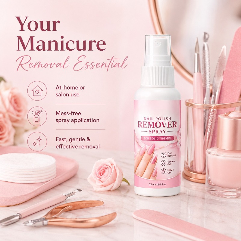 Nail Remover Spray Solid Nail  - огляд і ціна Hair Care Gel