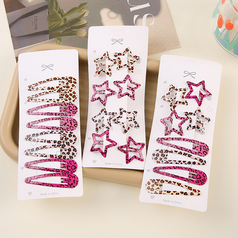 Simple Leopard Print Hairpins  - огляд і ціна Bobby Pin Bulk