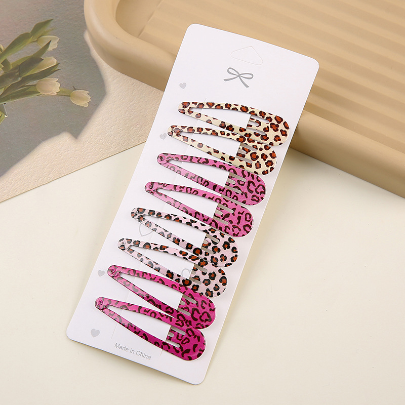 Simple Leopard Print Hairpins  - огляд і ціна Bobby Pin Bulk