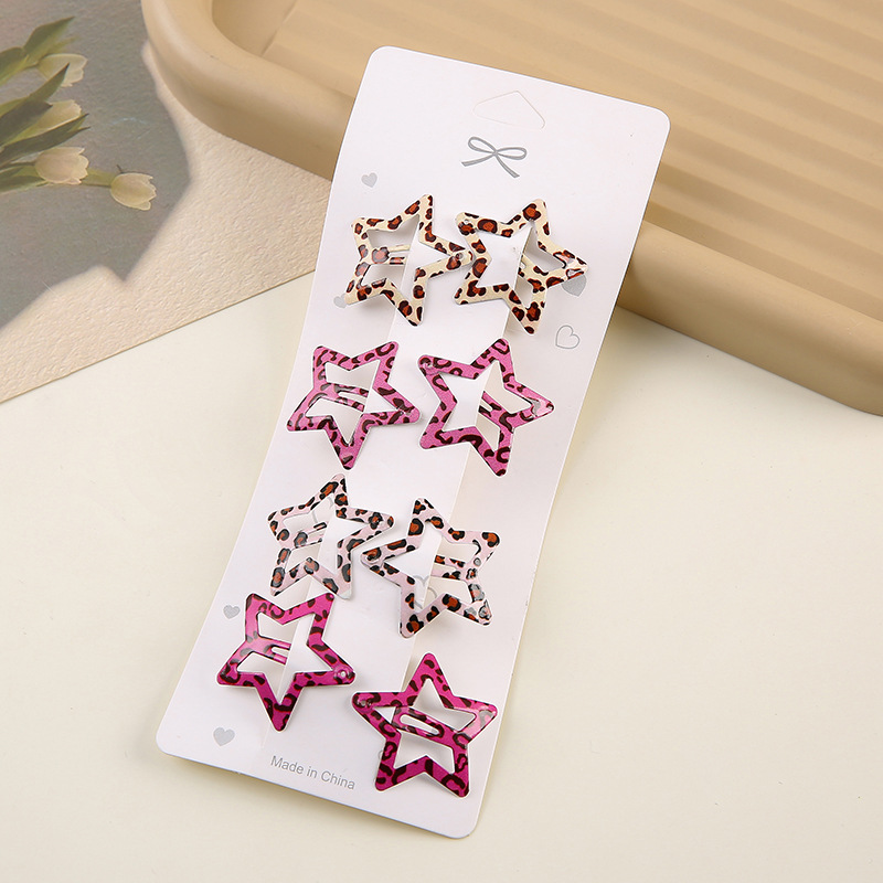 Simple Leopard Print Hairpins  - огляд і ціна Bobby Pin Bulk