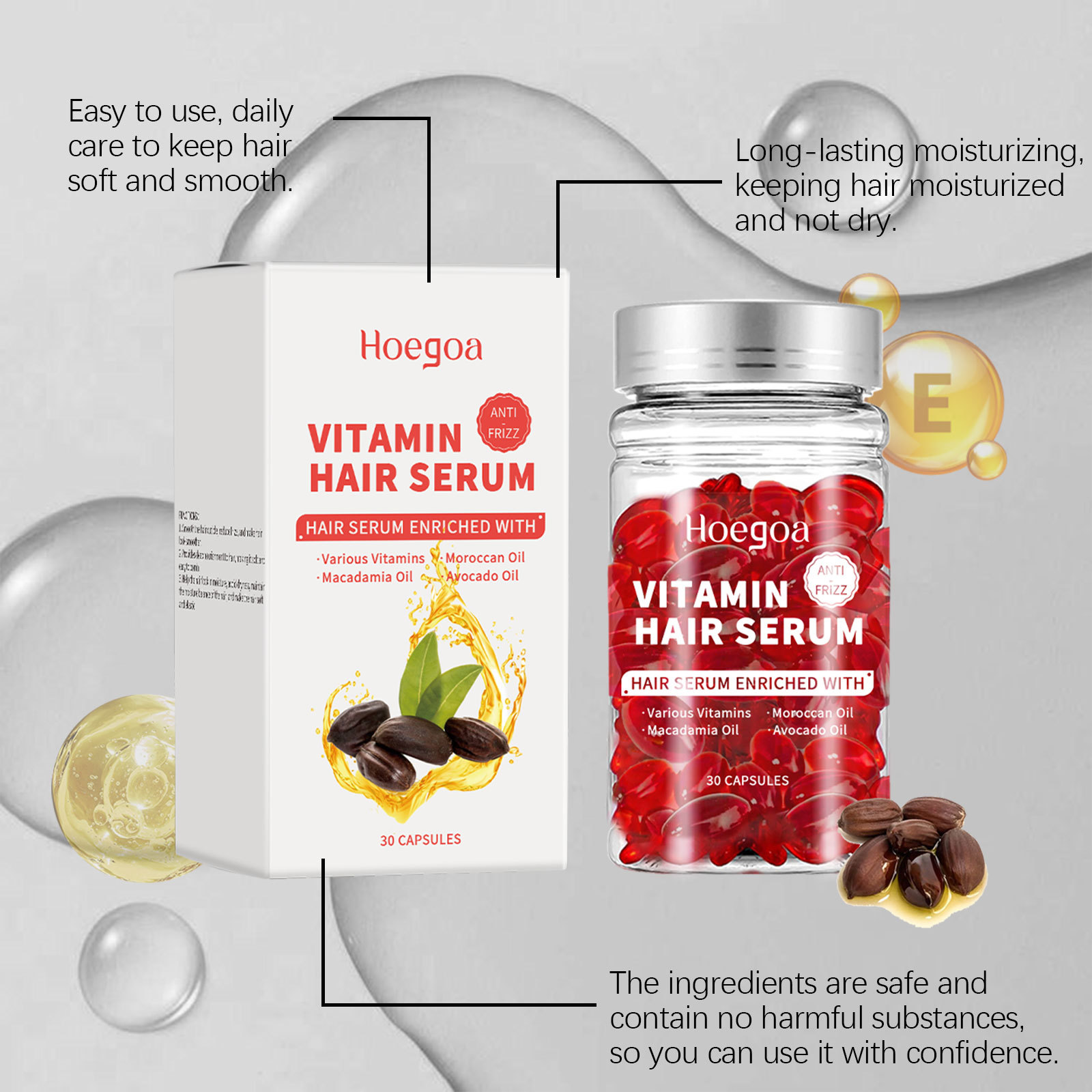 Vitamin Hair Care Serum Capsul - огляд і ціна Hair Care Long Hair
