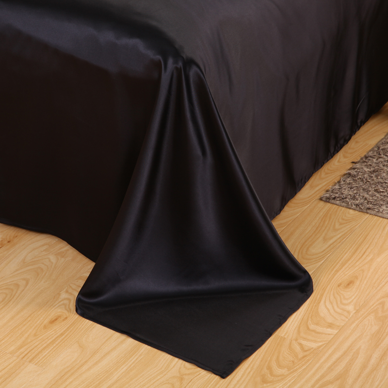 Satin Black Bedding Set With D - огляд і ціна Satin Pillowcase Silk