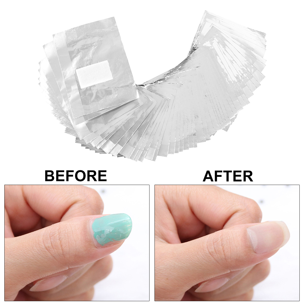 500/1000Pcs Aluminium Foil Gel - огляд і ціна Hair Care Gel