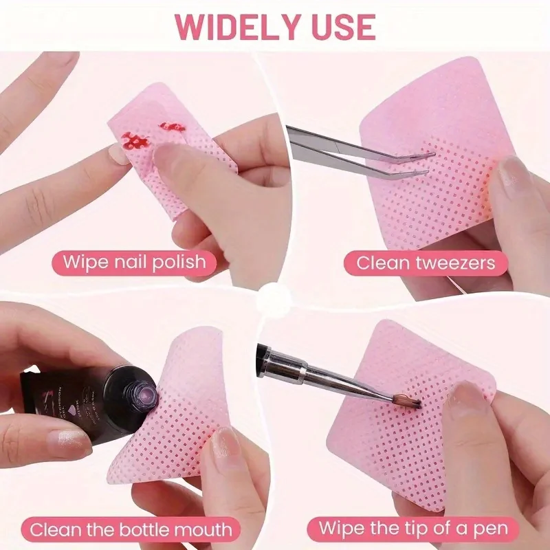 20/600pcs Lint-Free Nail Wipes - огляд і ціна Hair Care Gel