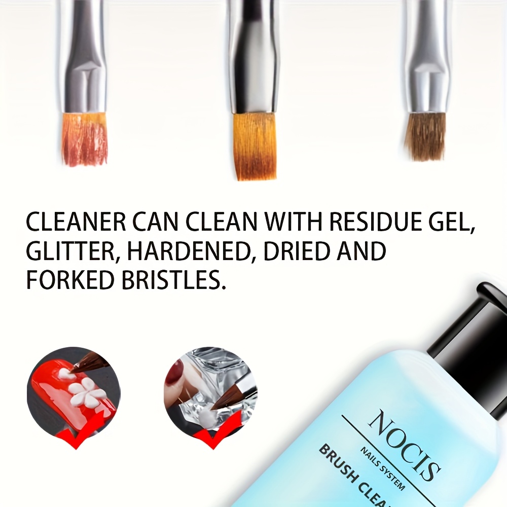 NOCIS 75ml Acrylic Nail Brush  - огляд і ціна Hair Care Gel