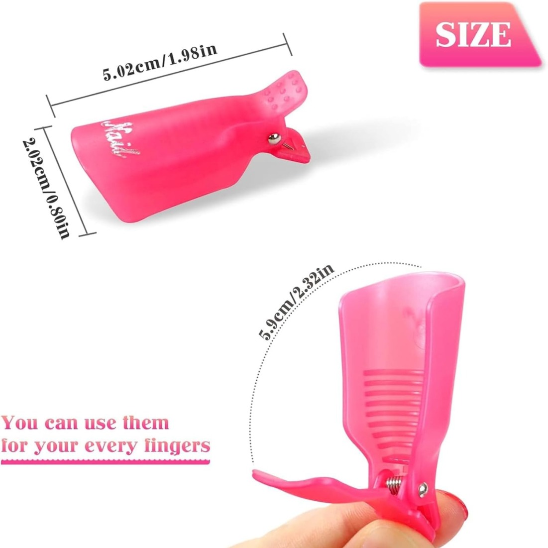 10 Pcs Nail Polish Remover Cli - огляд і ціна Hair Care Gel